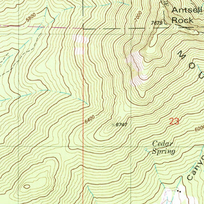 United States Geological Survey Idyllwild, CA (1981, 24000-Scale) digital map