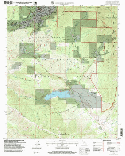 United States Geological Survey Idyllwild, CA (1996, 24000-Scale) digital map