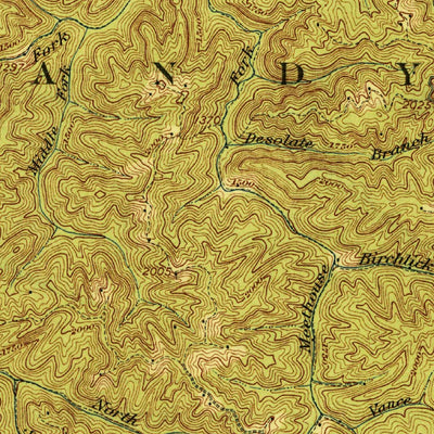 United States Geological Survey Ieager, WV-VA (1916, 62500-Scale) digital map