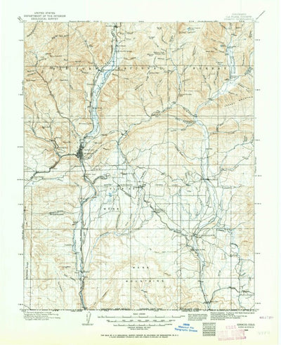 United States Geological Survey Ignacio, CO-NM (1924, 125000-Scale) digital map