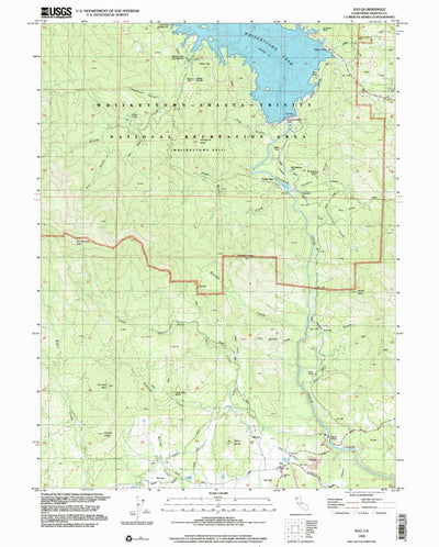 United States Geological Survey Igo, CA (1998, 24000-Scale) digital map