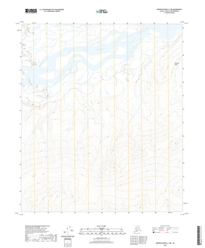 United States Geological Survey Ikpikpuk River A-1 SW, AK (2020, 25000-Scale) digital map