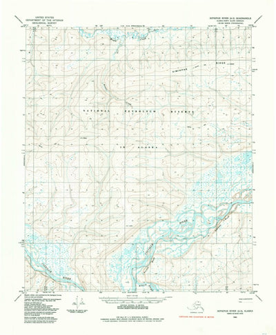 United States Geological Survey Ikpikpuk River A-2, AK (1984, 63360-Scale) digital map