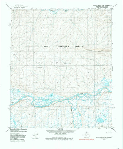 United States Geological Survey Ikpikpuk River A-4, AK (1984, 63360-Scale) digital map