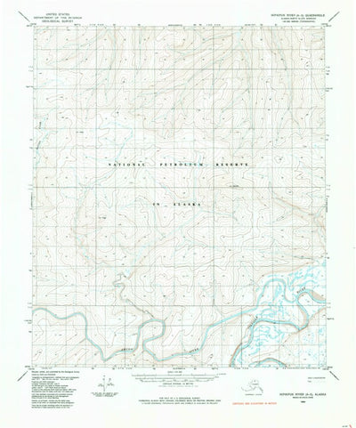 United States Geological Survey Ikpikpuk River A-5, AK (1984, 63360-Scale) digital map