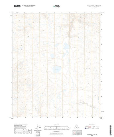 United States Geological Survey Ikpikpuk River B-1 SW, AK (2020, 25000-Scale) digital map