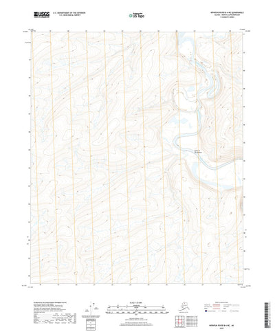 United States Geological Survey Ikpikpuk River B-4 NE, AK (2020, 25000-Scale) digital map