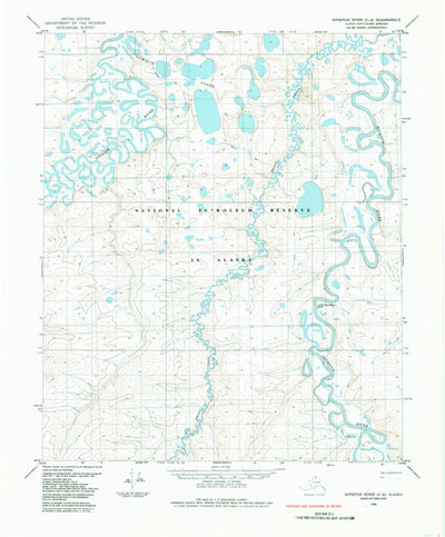 United States Geological Survey Ikpikpuk River C-4, AK (1985, 63360-Scale) digital map