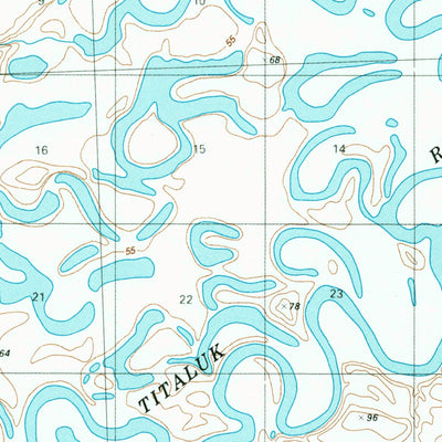 United States Geological Survey Ikpikpuk River C-4, AK (1985, 63360-Scale) digital map