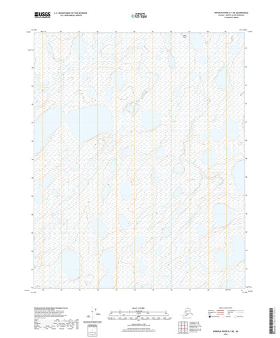 United States Geological Survey Ikpikpuk River D-1 NE, AK (2020, 25000-Scale) digital map