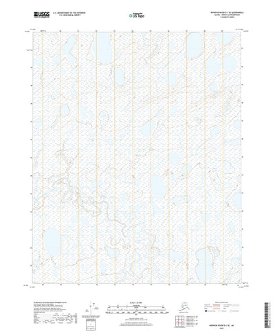 United States Geological Survey Ikpikpuk River D-1 SE, AK (2020, 25000-Scale) digital map