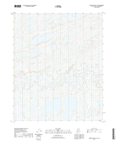 United States Geological Survey Ikpikpuk River D-1 SW, AK (2020, 25000-Scale) digital map