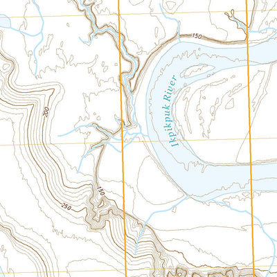 United States Geological Survey Ikpikpuk River D-3 SW, AK (2020, 25000-Scale) digital map