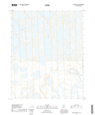 United States Geological Survey Ikpikpuk River D-4 NE, AK (2020, 25000-Scale) digital map