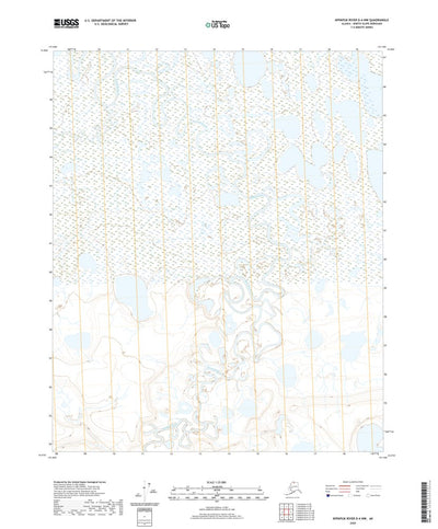 United States Geological Survey Ikpikpuk River D-4 NW, AK (2020, 25000-Scale) digital map