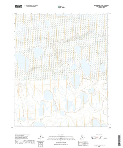 United States Geological Survey Ikpikpuk River D-5 NE, AK (2020, 25000-Scale) digital map