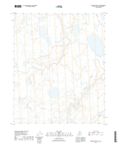 United States Geological Survey Ikpikpuk River D-5 SW, AK (2020, 25000-Scale) digital map