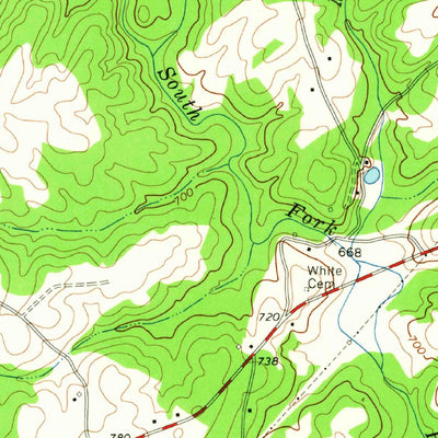 United States Geological Survey Ila, GA (1964, 24000-Scale) digital map