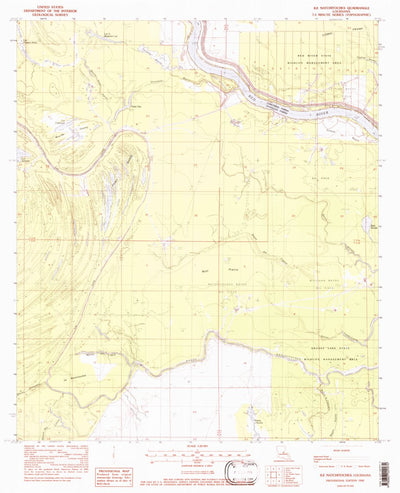 United States Geological Survey Ile Natchitoches, LA (1982, 24000-Scale) digital map