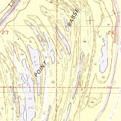 United States Geological Survey Ile Natchitoches, LA (1982, 24000-Scale) digital map