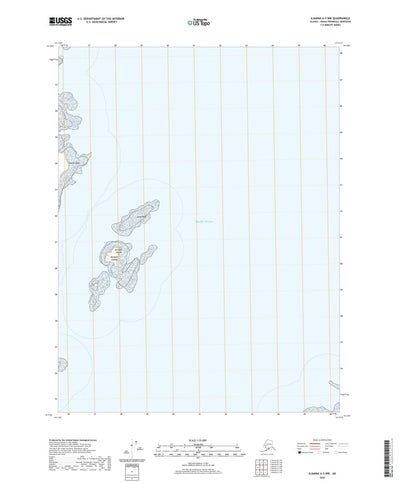 United States Geological Survey Iliamna A-3 NW, AK (2020, 25000-Scale) digital map