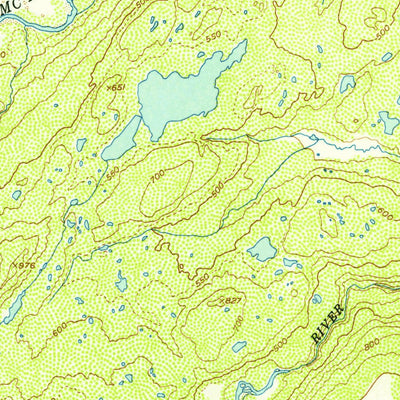 United States Geological Survey Iliamna A-4, AK (1951, 63360-Scale) digital map
