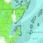 United States Geological Survey Iliamna A-4, AK (1952, 63360-Scale) digital map