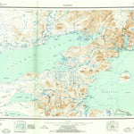 United States Geological Survey Iliamna, AK (1952, 250000-Scale) digital map