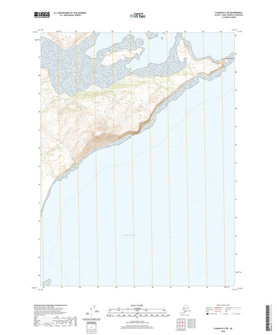 United States Geological Survey Iliamna B-3 SW, AK (2020, 25000-Scale) digital map
