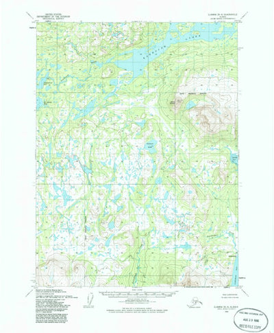 United States Geological Survey Iliamna B-4, AK (1954, 63360-Scale) digital map