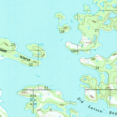 United States Geological Survey Iliamna B-5, AK (1954, 63360-Scale) digital map