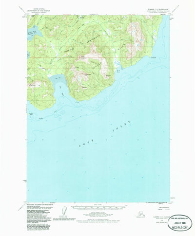 United States Geological Survey Iliamna C-1, AK (1958, 63360-Scale) digital map