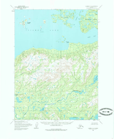 United States Geological Survey Iliamna C-4, AK (1954, 63360-Scale) digital map