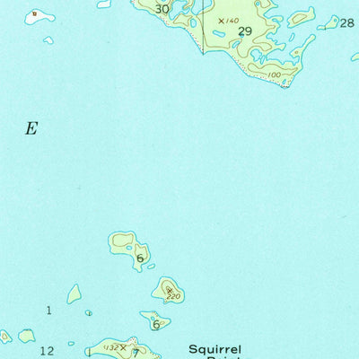 United States Geological Survey Iliamna C-4, AK (1954, 63360-Scale) digital map