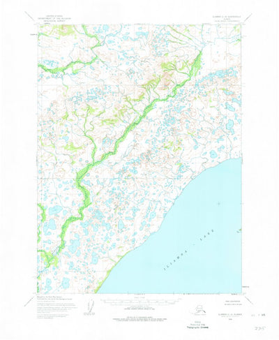 United States Geological Survey Iliamna C-8, AK (1954, 63360-Scale) digital map