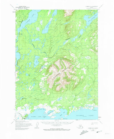 United States Geological Survey Iliamna D-5, AK (1954, 63360-Scale) digital map