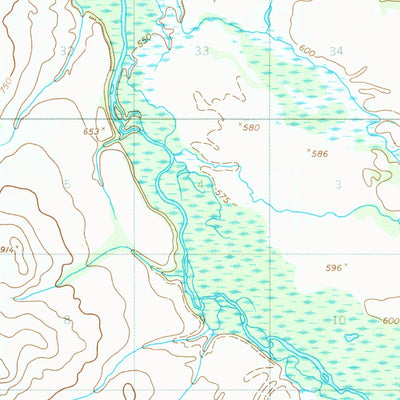 United States Geological Survey Iliamna D-8, AK (1954, 63360-Scale) digital map