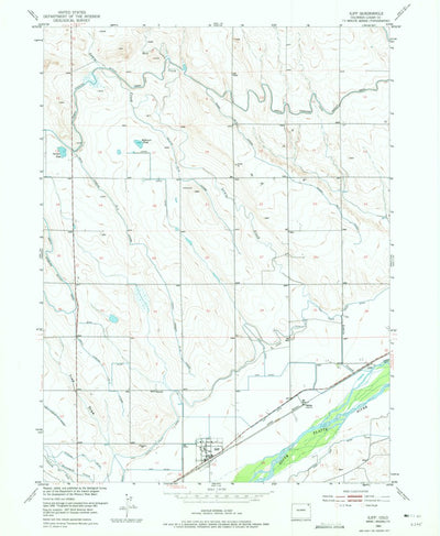 United States Geological Survey Iliff, CO (1951, 24000-Scale) digital map