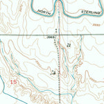 United States Geological Survey Iliff, CO (1951, 24000-Scale) digital map
