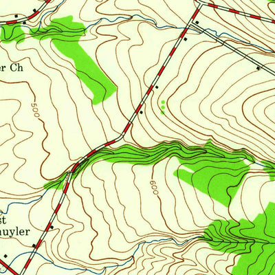 United States Geological Survey Ilion, NY (1943, 24000-Scale) digital map