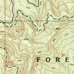 United States Geological Survey Illahe, OR (1998, 24000-Scale) digital map