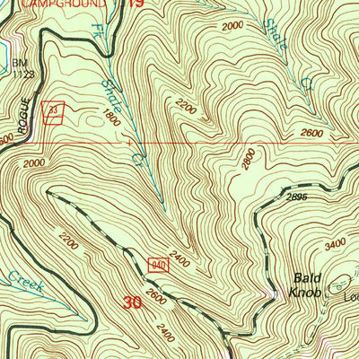 United States Geological Survey Illahe, OR (1998, 24000-Scale) digital map