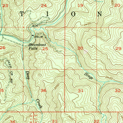 United States Geological Survey Illahee Rock, OR (1955, 62500-Scale) digital map
