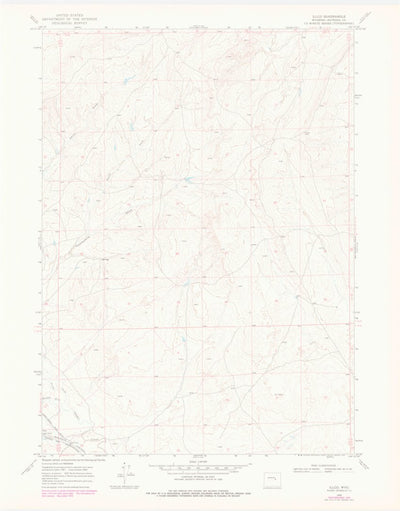 United States Geological Survey Illco, WY (1968, 24000-Scale) digital map