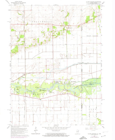 United States Geological Survey Illiana Heights, IL-IN (1963, 24000-Scale) digital map