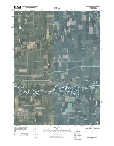 United States Geological Survey Illiana Heights, IL-IN (2010, 24000-Scale) digital map