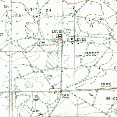 United States Geological Survey Illinois Camp, NM (1985, 24000-Scale) digital map