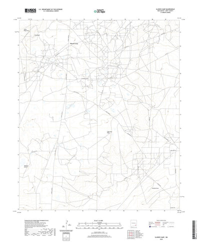 United States Geological Survey Illinois Camp, NM (2020, 24000-Scale) digital map