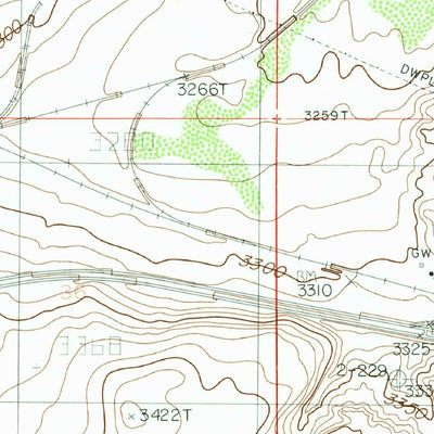 United States Geological Survey Illinois Camp SE, NM (1985, 24000-Scale) digital map