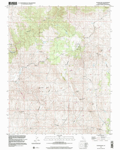 United States Geological Survey Illinois Hill, CA (1999, 24000-Scale) digital map